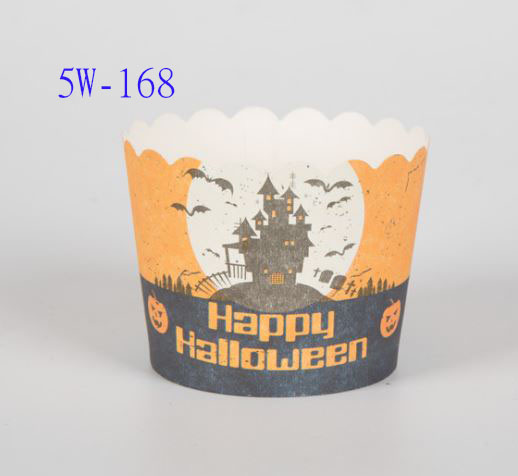 5W-168 萬聖節小號馬芬杯-城堡