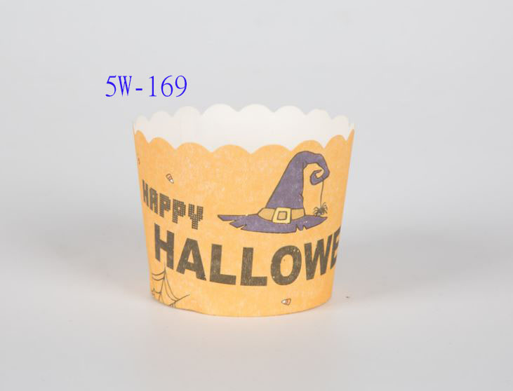5W-169 萬聖節小號馬芬杯-女巫帽