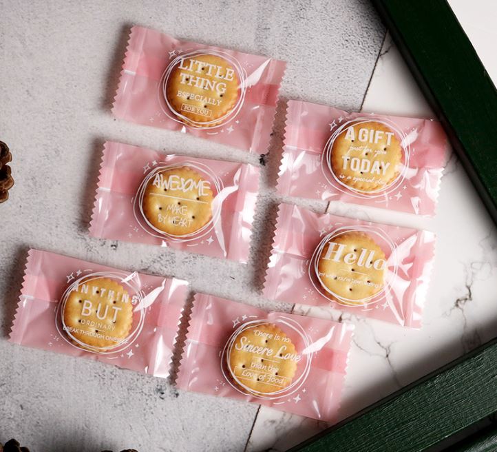 B302 英文圈粉混發包裝袋