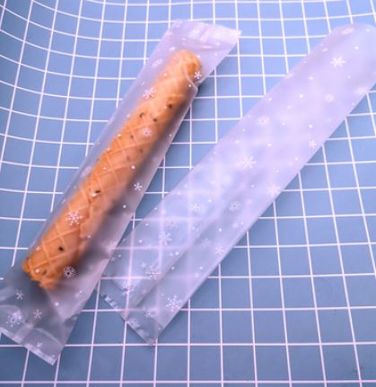 B392 蛋捲包裝-磨砂雪花100入±3%