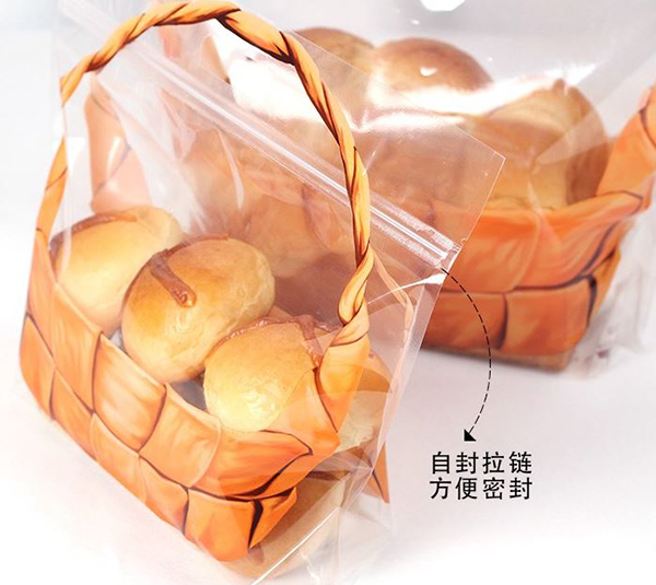 WN211-1 大-竹籃夾鏈吐司袋1個