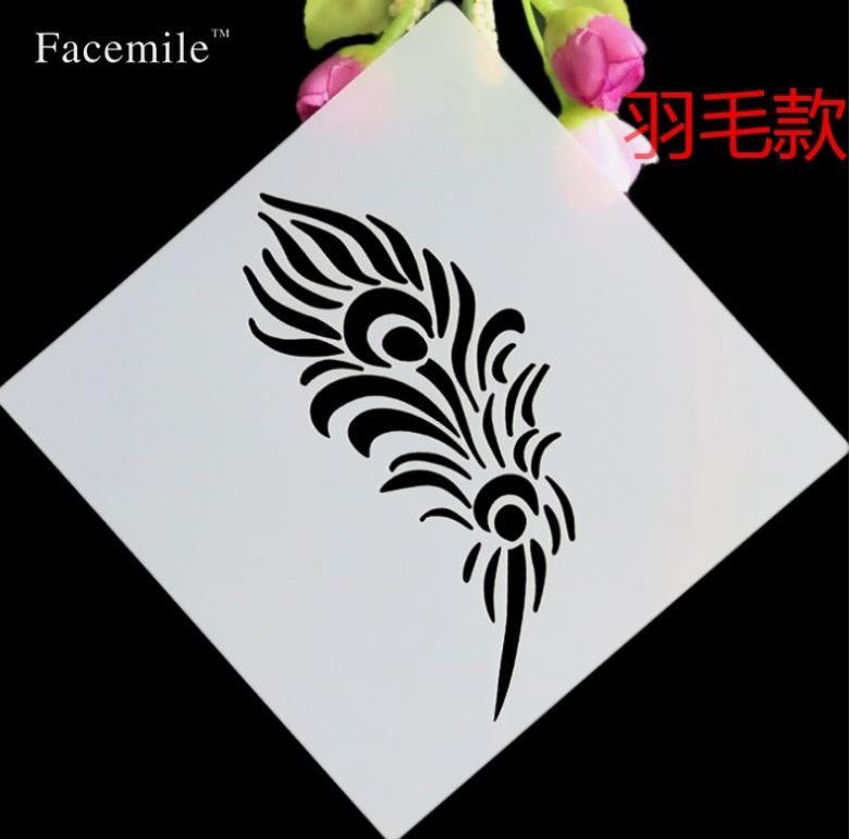 QC-MA 新款噴花模-羽毛
